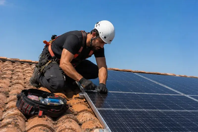 Maintenance et monitoring de panneaux solaires à Saint-Laurent-de-Mure