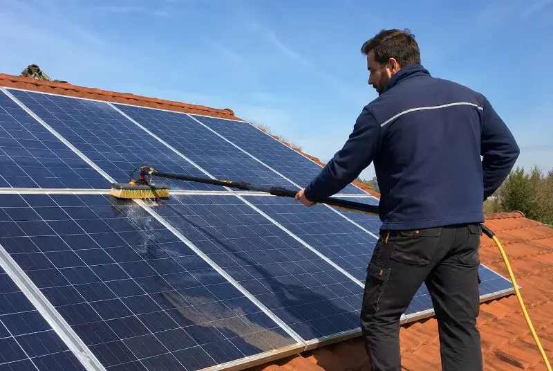 Nettoyage et entretien de panneaux solaires à Saint-Laurent-de-Mure